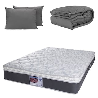 Foto 1 | Colchón Dicasa Marte + Almohada 2pack + Edredon Homy Queen Size