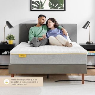 Foto 2 | Colchón Queen Nooz Espumas Memory Foam High Support