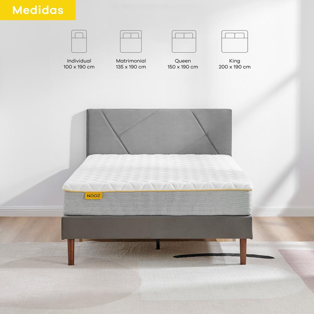 Foto 7 | Colchón Queen Nooz Espumas Memory Foam High Support
