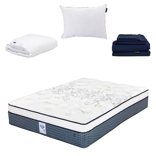 Foto 1 | Colchón Spring Air Cantabria Queen Size + Almohada One + Protector Cloud + Sabanas Softy