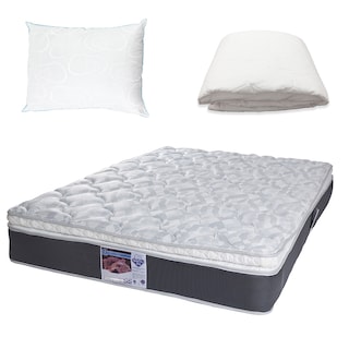 Foto 1 | Colchón Dicasa Marte + Almohada One + Protector Cloud King Size