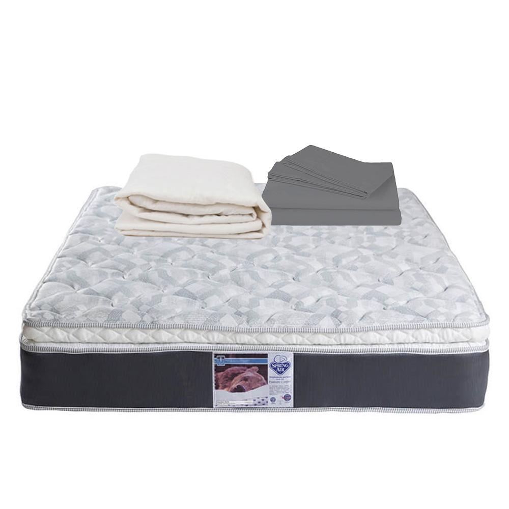 Foto 1 | Colchón Dicasa Marte + Protector Cloud + Sabanas Softy Queen Size
