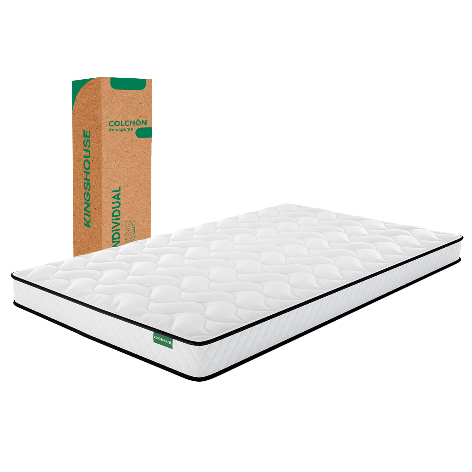 Colchón Individual en Caja KingsHouse Memory Foam