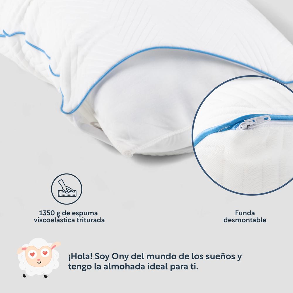 Foto 5 pulgar | Colchón Queen Size Memory Foam + Almohadas Espuma Set 3pzas