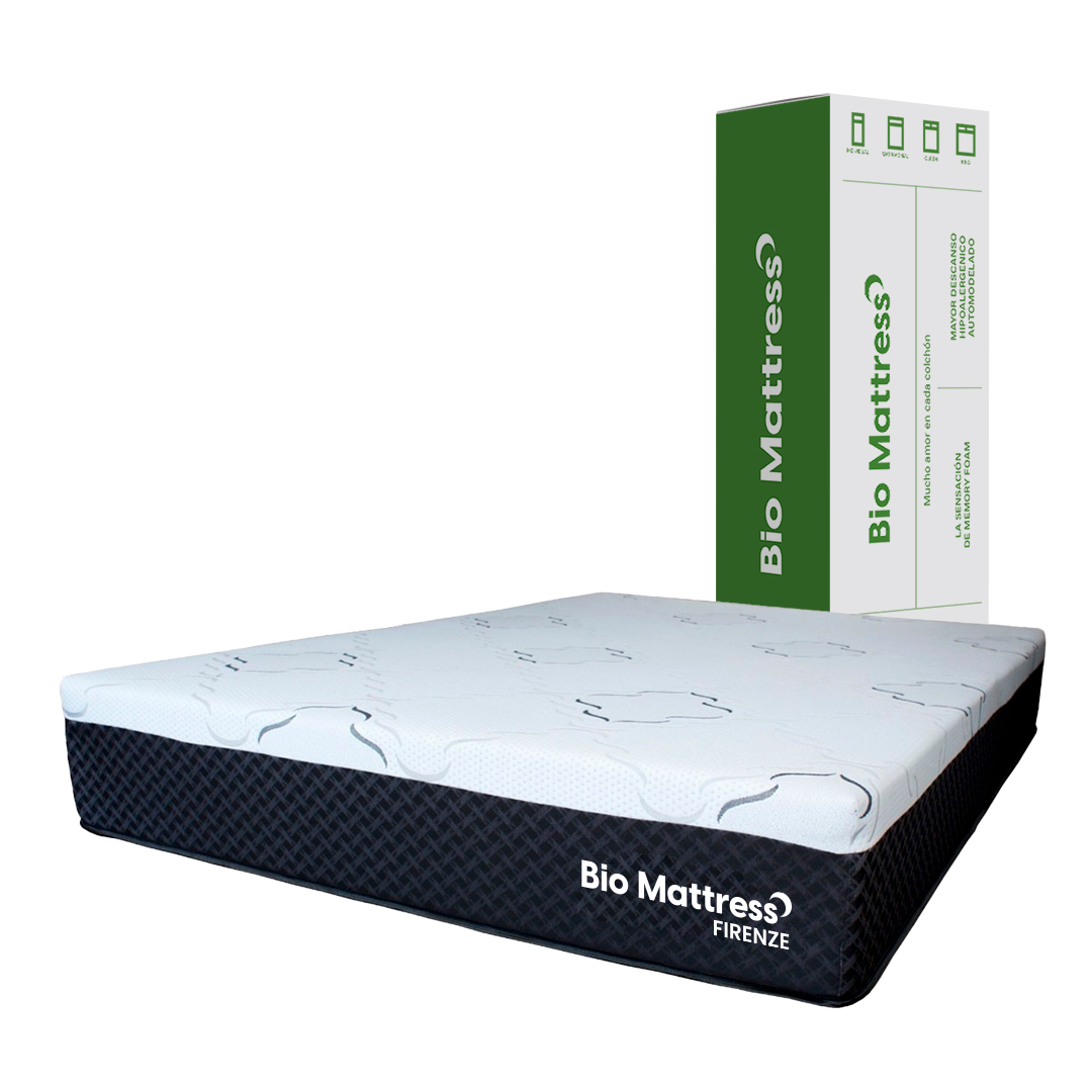 Colchón Individual Bio Mattress Firenze Memory Foam Suave