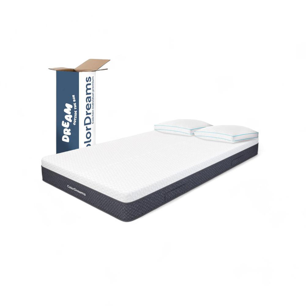 Foto 1 | Colchón Individual Memory Foam + Almohadas Poliéster Set 3pz