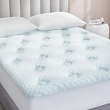 Cubrecolchón De Espuma Viscoelástica Hansleep Cooling Gel Queen - Venta Internacional.
