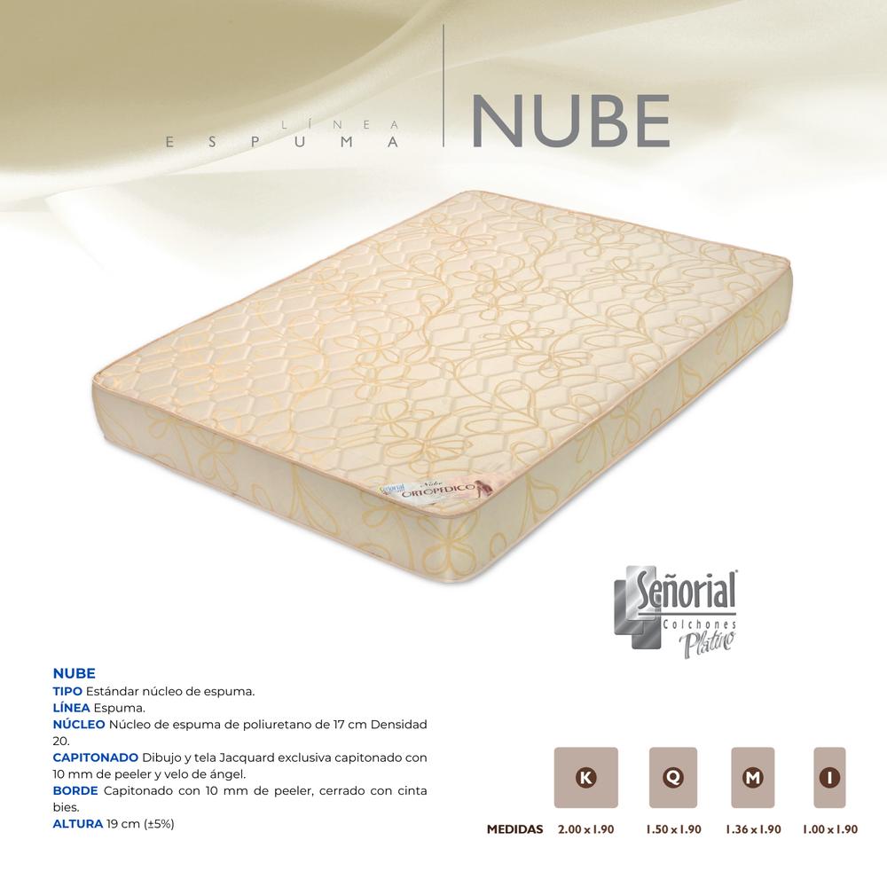 Foto 3 | Colchón Nube Beige Espuma