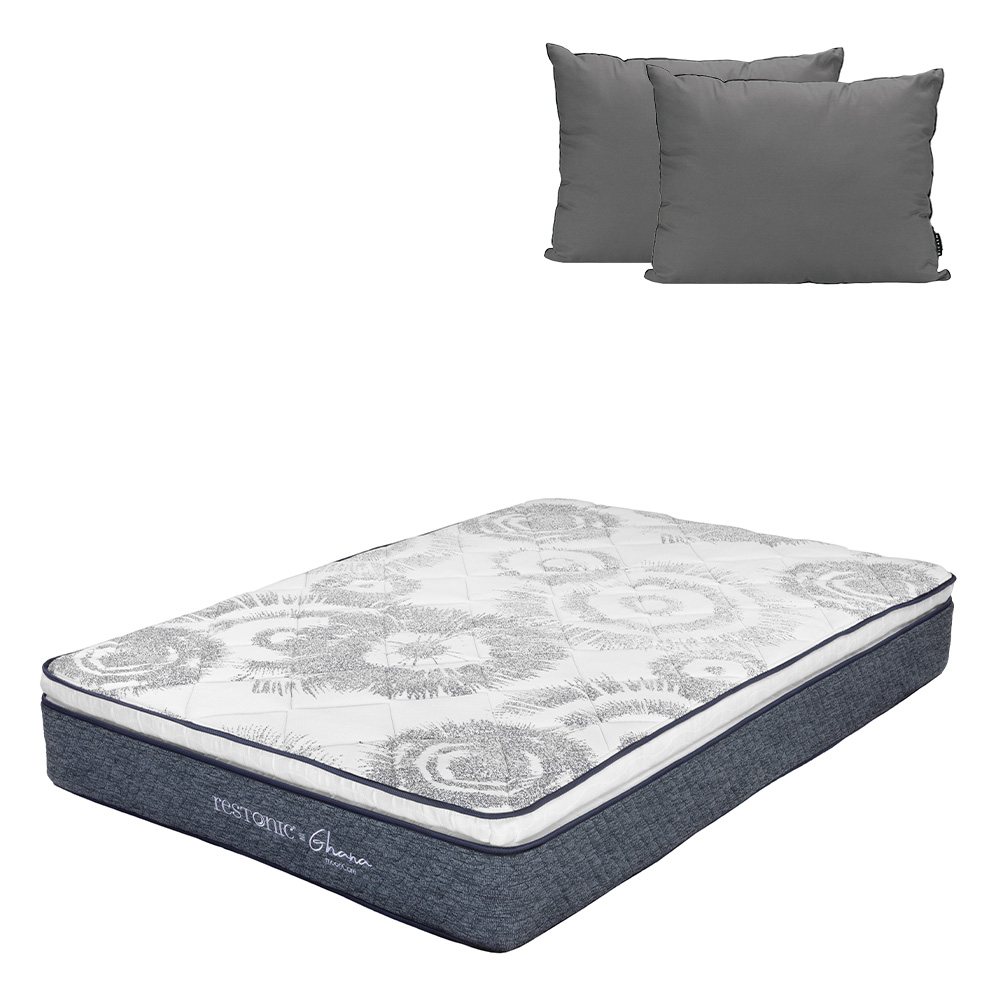 Colchon Restonic Ghana + Almohada 2pack King Size