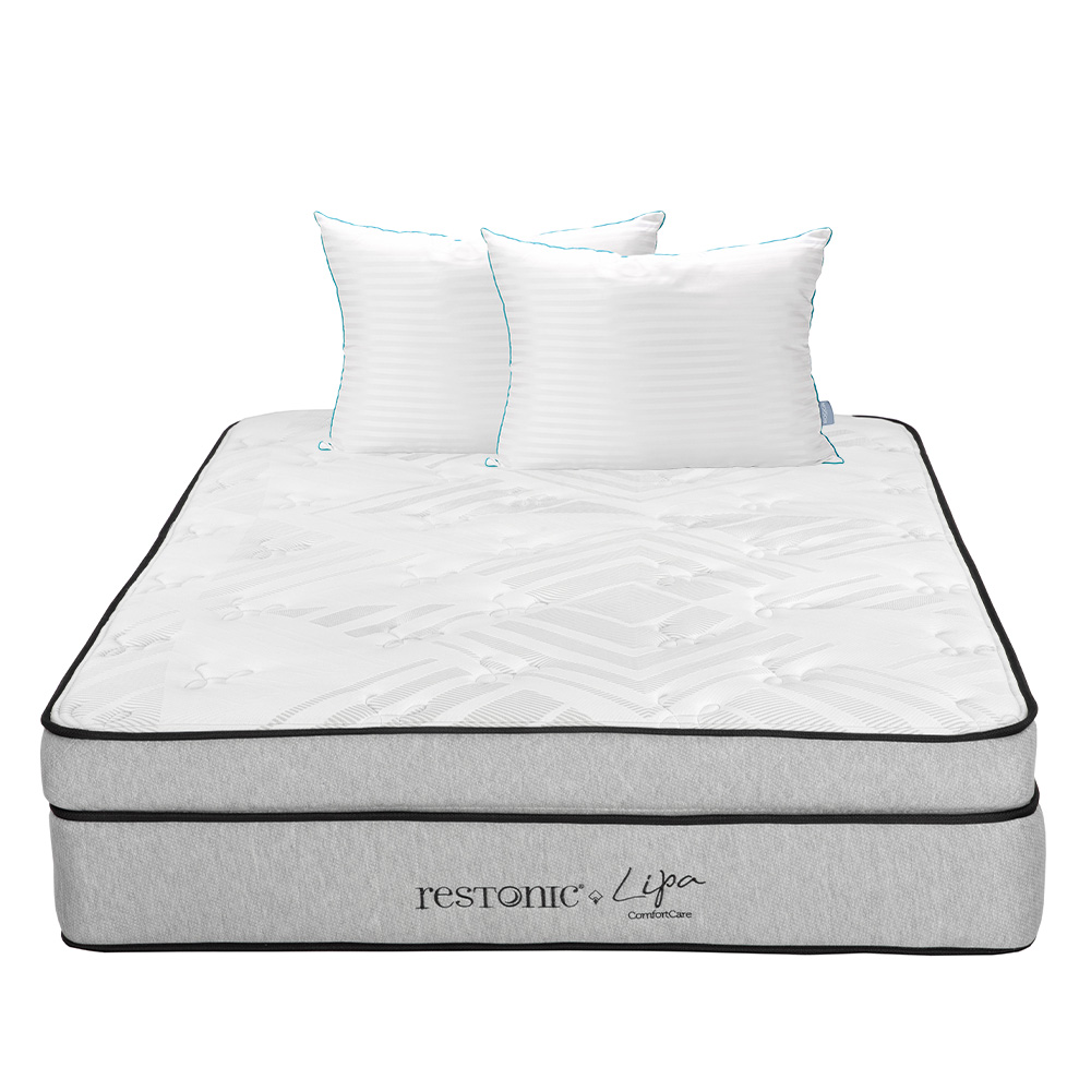 Colchon Restonic Lipa + Almohada Royal Twin Queen Size