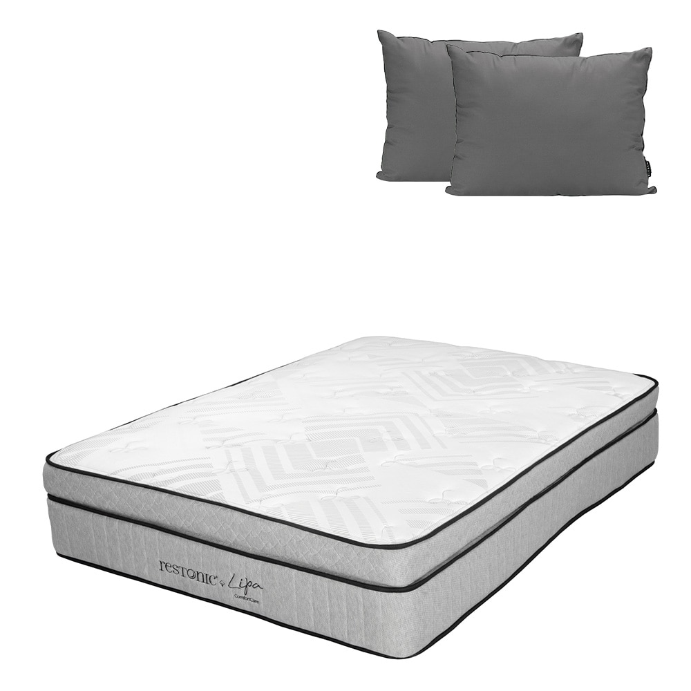 Colchon Restonic Lipa + Almohada 2pack Queen Size $6,499