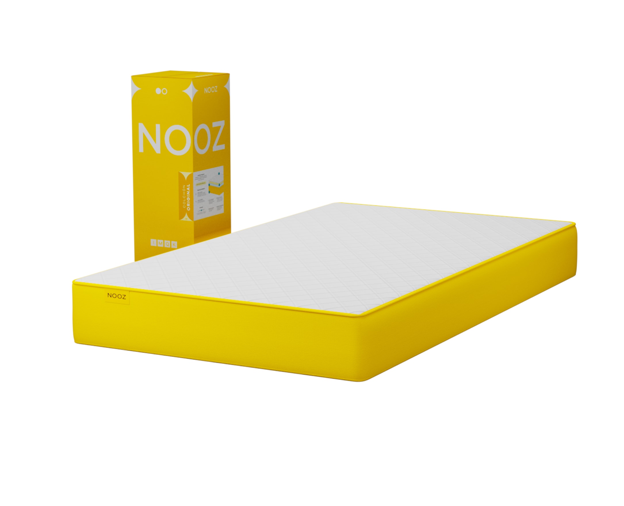 Nooz, Colchón Individual Nooz Original, 24cm, Colchón En Caja, Colchón Memory Foam, Colchones De Espuma, Hecho En Mé $12,689