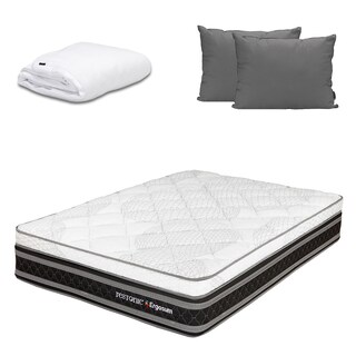 Foto 1 | Colchon Restonic Ergosum + Almohada 2pack + Protector Cloud Queen Size