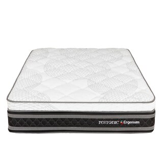 Foto 2 | Colchon Restonic Ergosum + Protector Lux + Sabanas Royal Queen Size