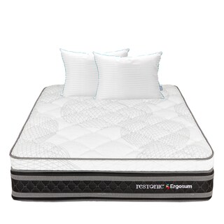Foto 1 | Colchon Restonic Ergosum + Almohada Royal Twin Queen Size