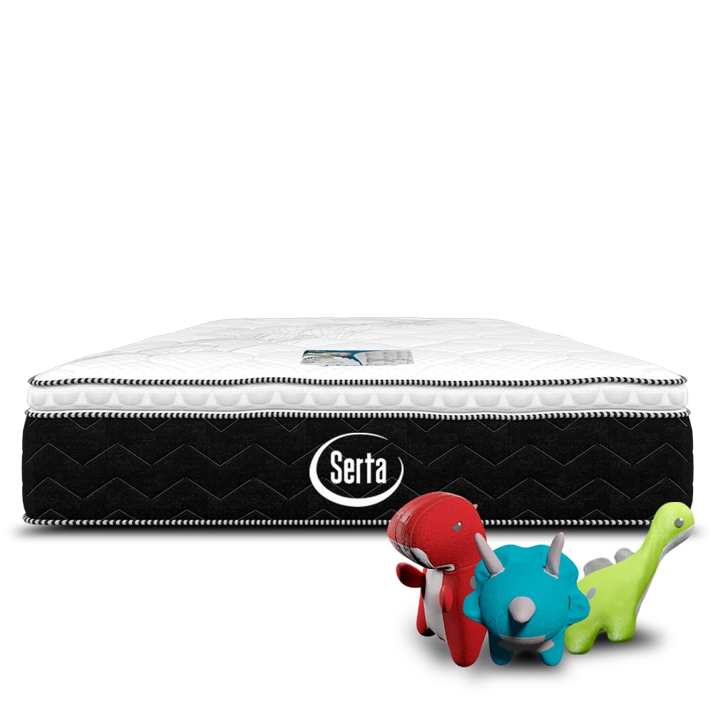 Colchón Serta Individual Press Pad + Peluche Dinosaurio $3,999