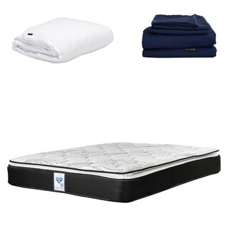 Foto 1 | Colchón Premier Spring Air Queen Size + Protector Cloud + Sábanas Softy