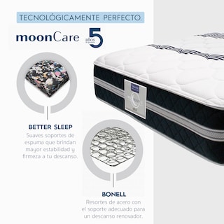 Foto 3 | Colchón Restonic Sally Mooncare Individual Semi Firme