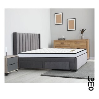Foto 6 | Colchon Individual Premium Memory Foam+resortes Ortopedico