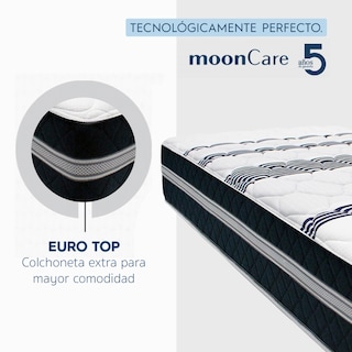 Foto 5 | Colchón Sally King Semi Firme + Almohada Restonic + Box King Size