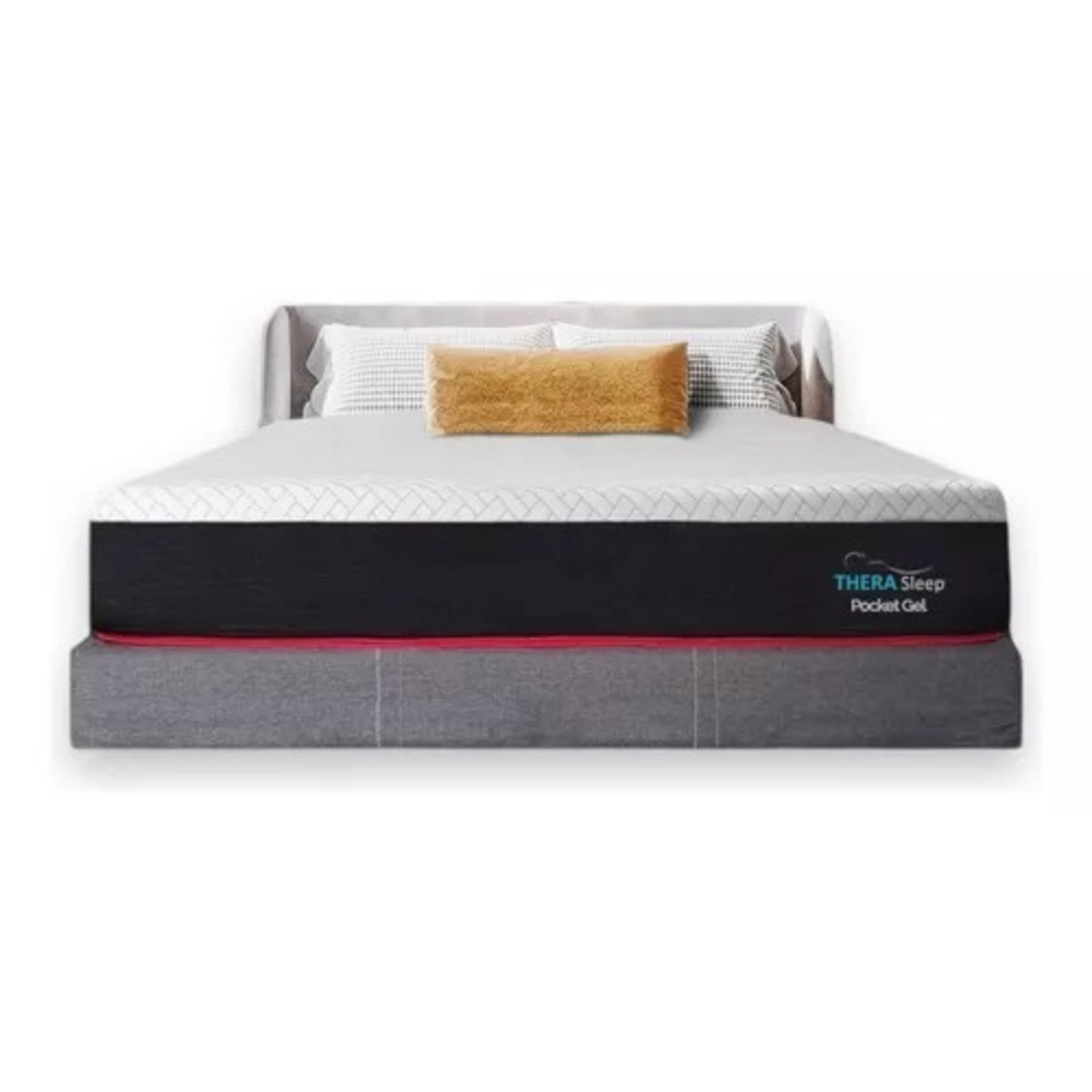 Colchón Matrimonial, Thera Sleep Pocket Gel, Resortes Independientes, Refuerzo Perimetral Y Espuma Hd De 136x190 Cm