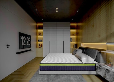 Foto 4 | Colchón Individual Híbrido, Thera Sleep Zen Hybrid, Memory Gel Foam, Resortes Independientes Y Espumas De 100x190 Cm