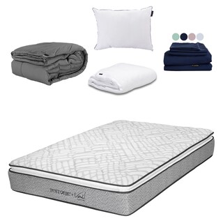 Foto 1 | Colchón Restonic Vail King Size + Almohada One + Protector Cloud + Sábanas Softy + Edredón Homy