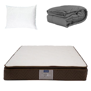 Foto 1 | Colchón Restonic Nautilus Individual + Almohada Oso + Edredón Homy