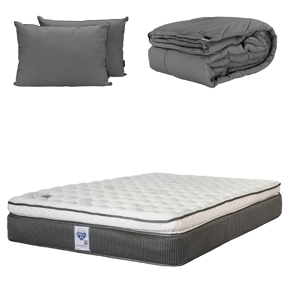 Foto 1 | Colchón Spring Air Phantom King Size + Almohada 2 Pack + Edredón Homy