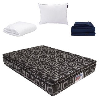 Foto 1 | Colchón Spring Air Morgan King Size + Almohada One + Protector Cloud + Sábanas Softy