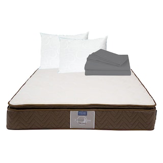 Foto 1 | Colchón Restonic Nautilus Queen Size + 2 Almohadas Oso + Sábanas Soft