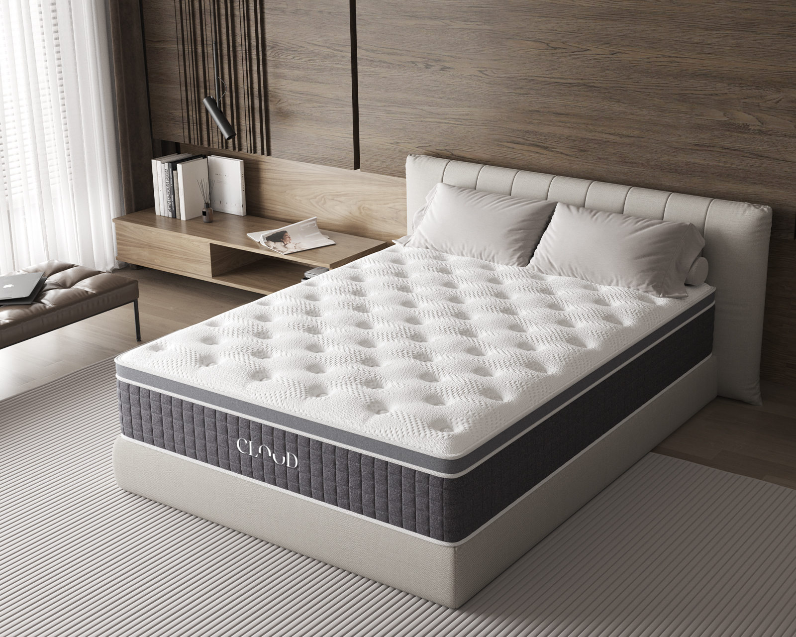 Foto 3 | Colchón Pro Hybrid King Size