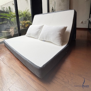 Foto 7 | Pack Colchón Plegable Triple Adulto (gorrones) Matrimonial + Almohada Comfy