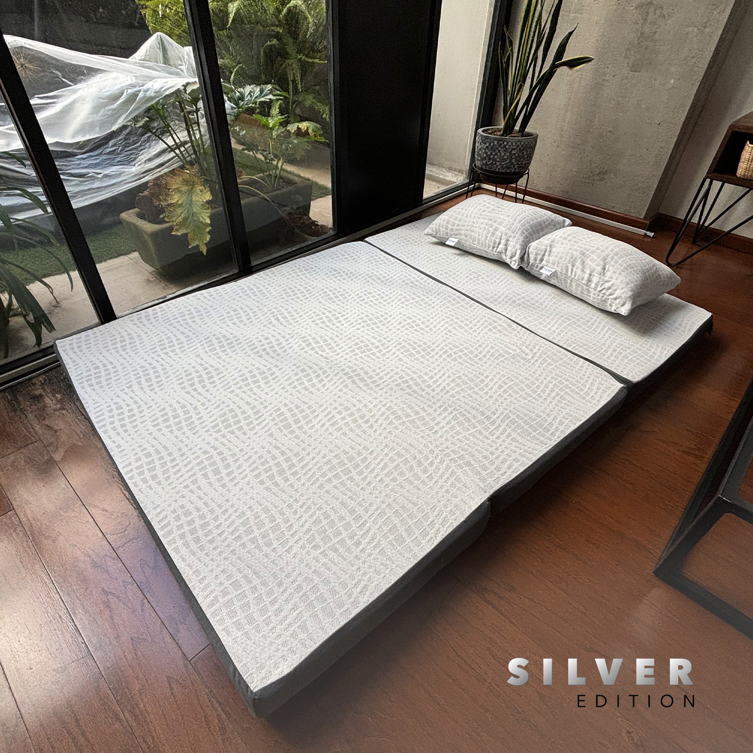 Foto 7 | Pack Colchon Silver (triple) Matrimonial  + 2 Almohadas Silver