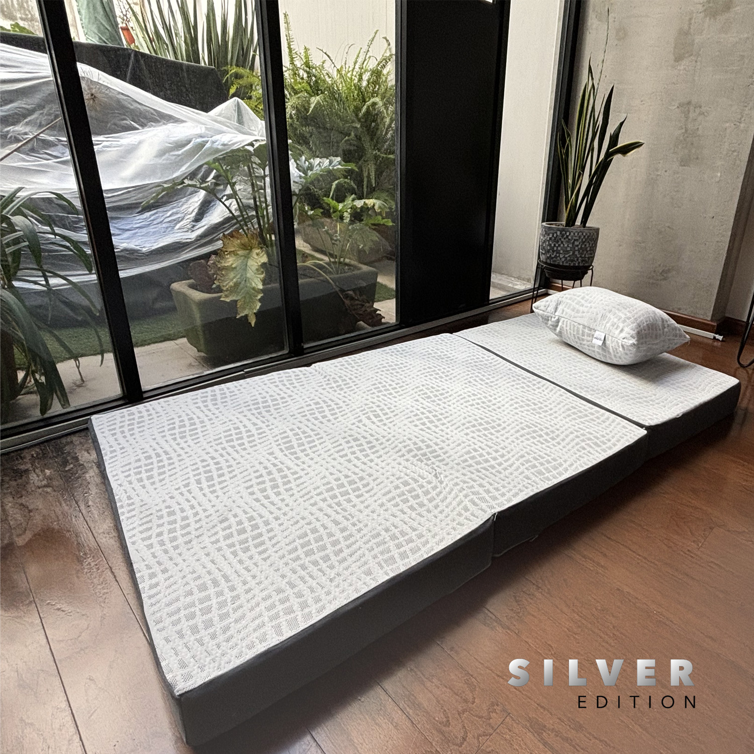 Foto 6 | Pack Colchon Silver (triple) Individual  + 1 Almohada Silver Individual
