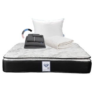 Foto 1 | Colchón Spring Air Premier Matrimonial + Almohada Royal + Protector De Colchón Ultra + Juego De Sábanas Royal