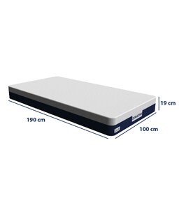 Foto 8 | Colchón Individual Dr Joohn en Caja Dual 19 cm 3 Capas Blanco