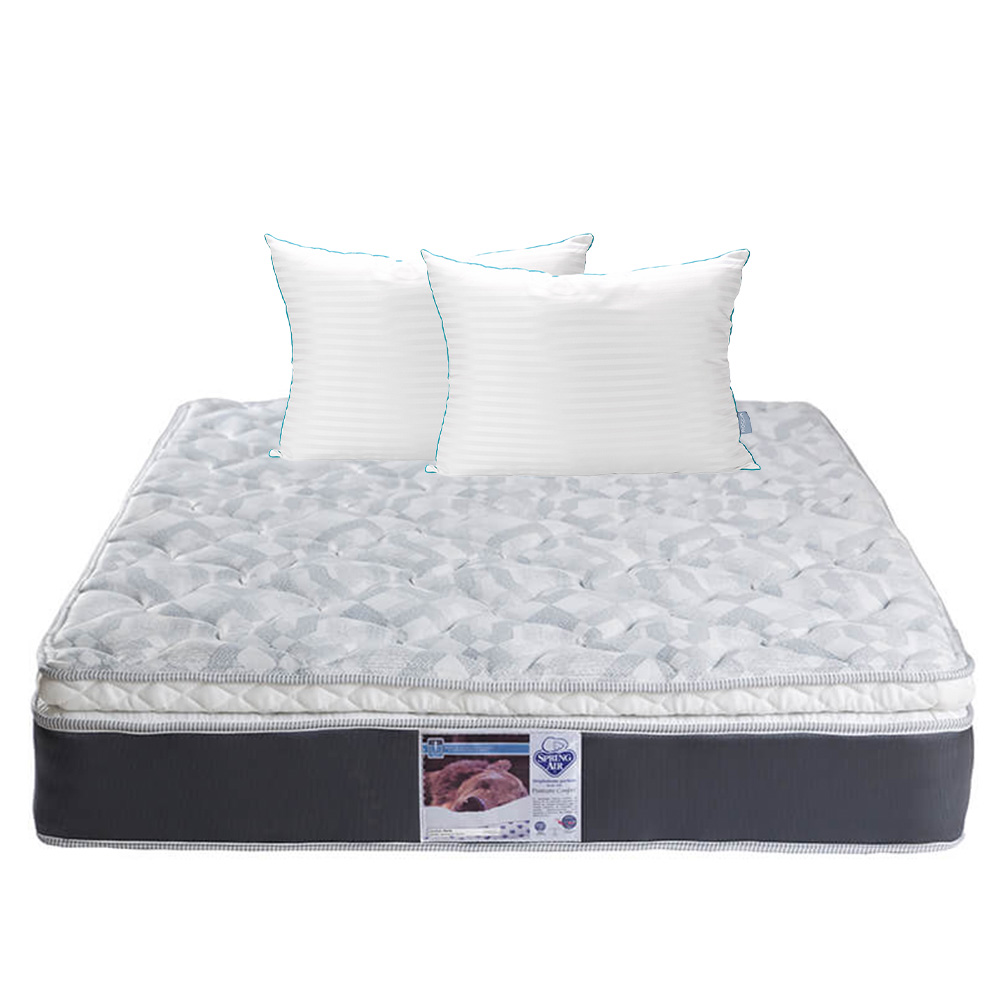 Colchón Spring Air Marte King Size + Almohada Royal Twin