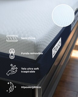 Foto 3 | Colchón Matrimonial Dr Joohn en Caja Zero 25 cm 3 Capas Blanco
