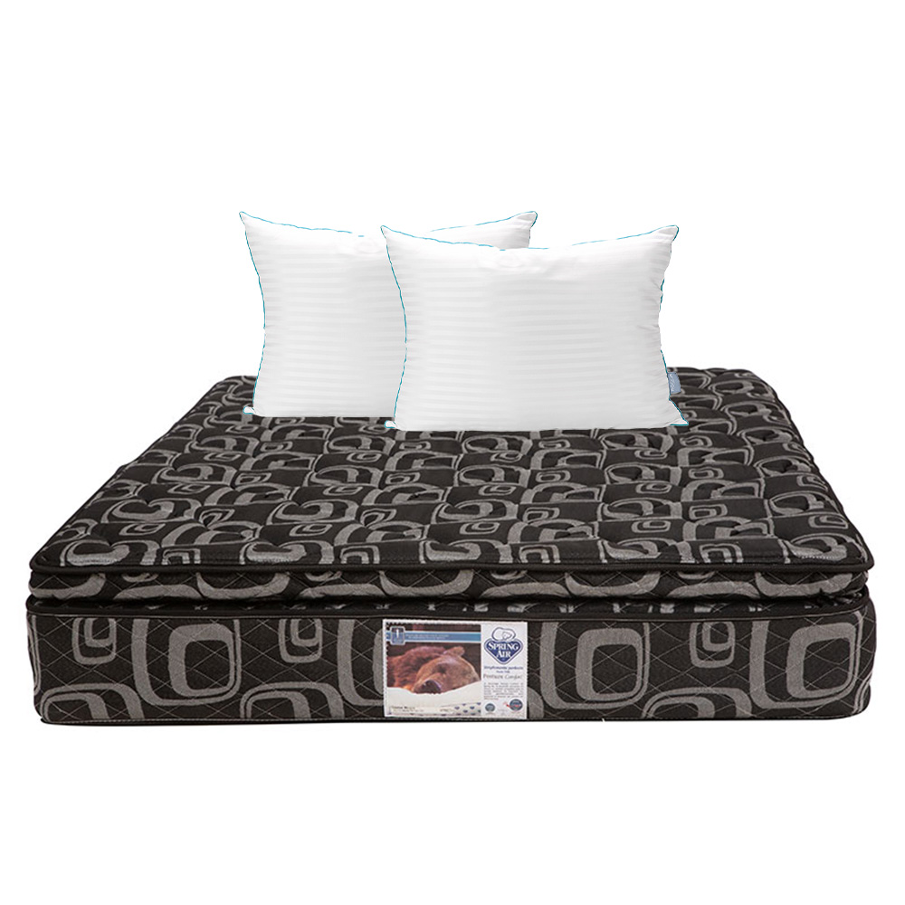 Foto 1 | Colchón Spring Air Morgan Matrimonial + Almohada Royal Twin