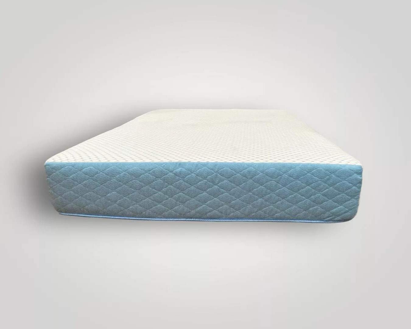 Foto 2 pulgar | Colchón En Caja Monal Confort Sky Blue Queen Size Memory Foam 30 Cm De Grueso