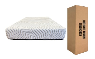 Foto 1 | Colchón En Caja Monal Confort Elian Plus Queen Size Memory Foam 25 Cm De Grueso