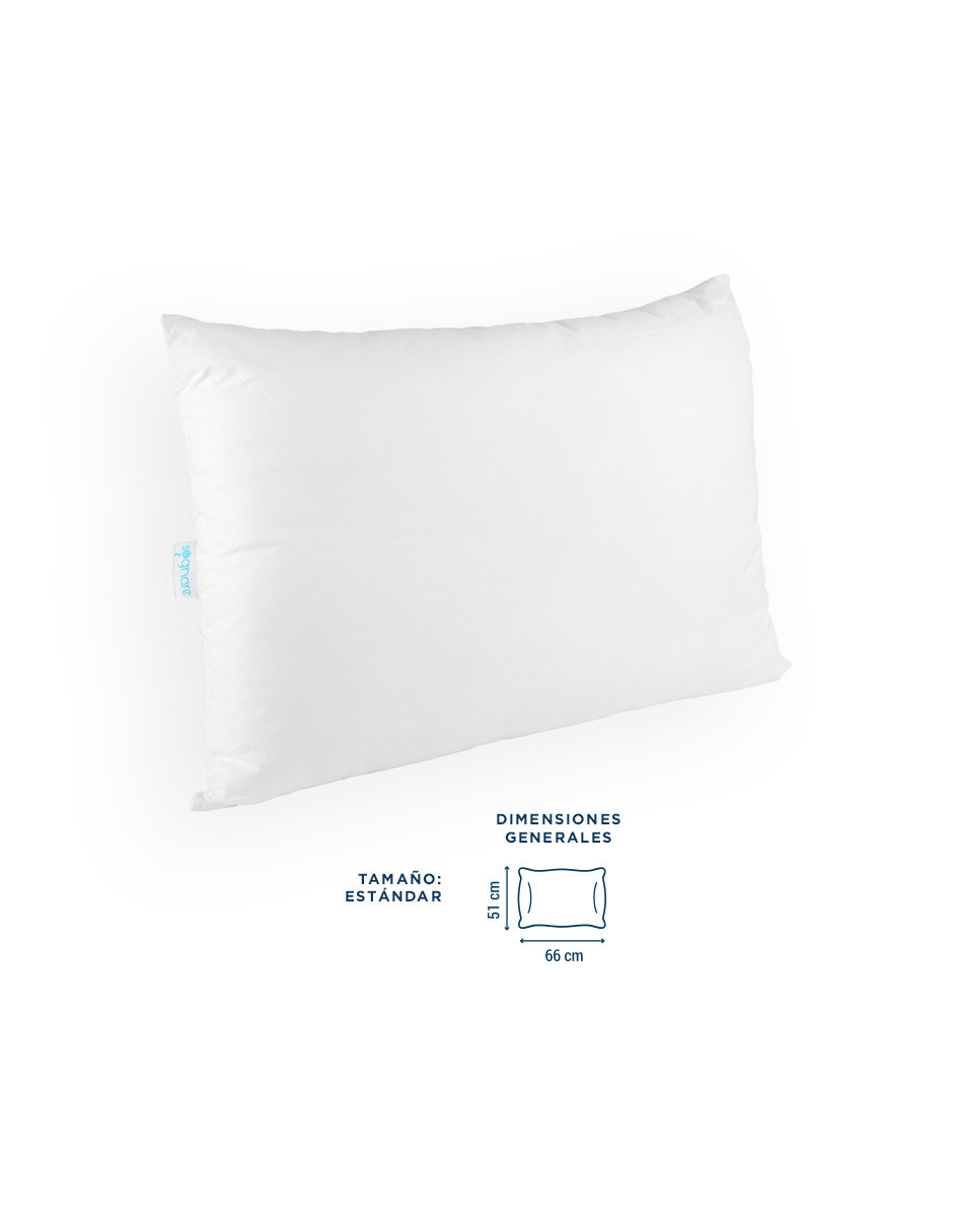 Foto 4 | Colchón Individual Sognare Línea Base Firmeza Media-suave + 2 Pack Almohadas