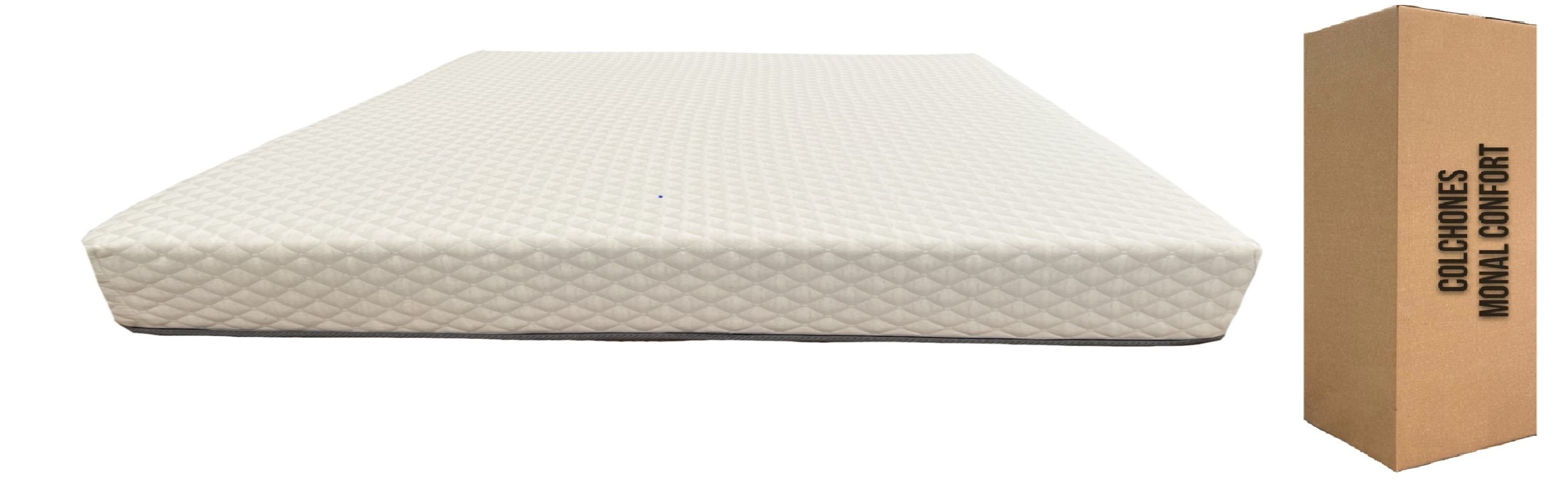 Foto 2 pulgar | Colchón En Caja Monal Confort Reviv King Size Memory Foam Semi Firme 21 Cm De Grueso