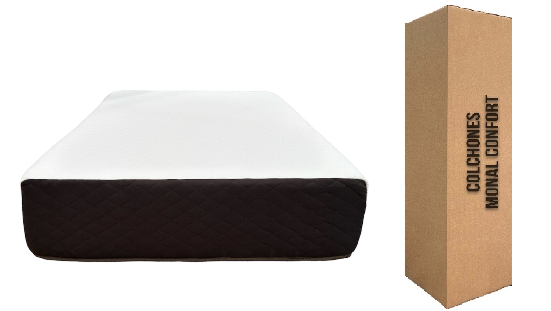 Colchón En Caja Monal Confort Super Recover Matrimonial Memory Foam 30 Cm De Grueso