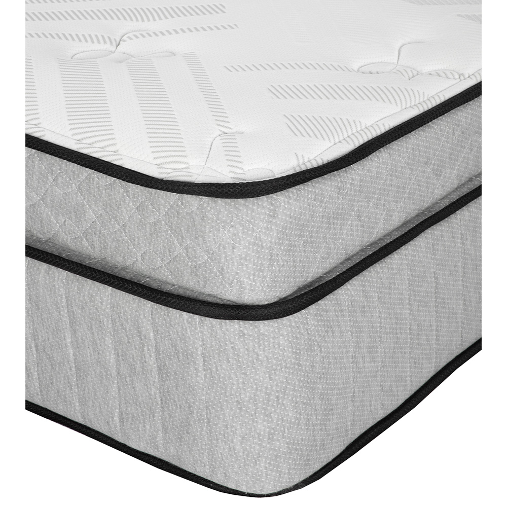Foto 4 | Colchón Restonic Lipa Gris King Size + 2 Almohadas Osos + Protector Ultra