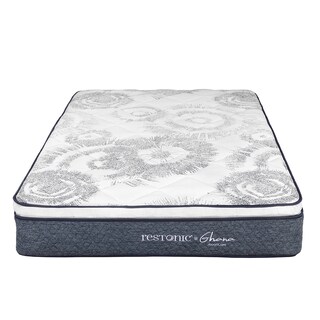 Foto 2 | Colchón Restonic Ghana Azul Queen Size + 2 Almohadas Osos + Protector Ultra + Sábanas Basic