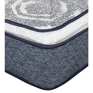 Foto 4 | Colchón Restonic Ghana Azul Queen Size + 2 Almohadas Osos + Protector Ultra + Sábanas Basic