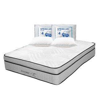 Foto 1 | Colchón Restonic Lipa Gris King Size + 2 Almohadas Osos