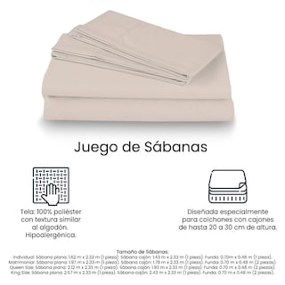 Foto 7 | Colchón Spring Air Dover Azul Matrimonial + 2 Almohadas Osos + Sábanas Basic